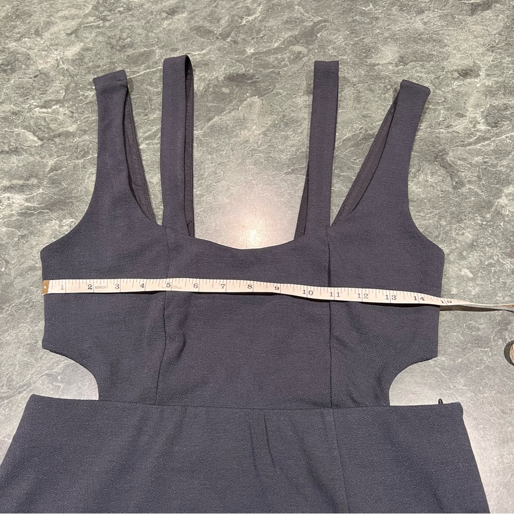 Maeve Dress Navy Blue Open Back Knit Maxi Dress Size Medium Anthropologie NWT - Picture 6 of 12